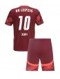 RB Leipzig Xavi Simons #10 Replika Borta Kläder Barn 2024-25 Kortärmad (+ byxor)